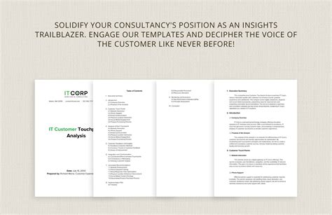 IT Customer Touchpoint Analysis Template in Word, PDF, Google Docs ...