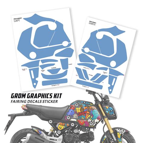 Snapklik Mc Motoparts Decal Graphics Sticker Fairing Kit Set