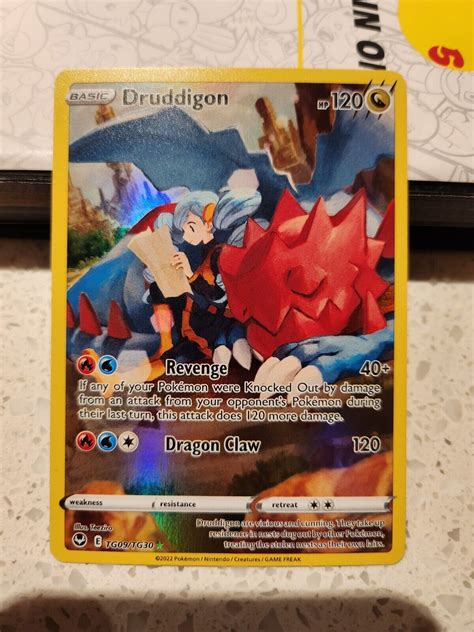 Druddigon TG09 TG30 NM Silver Tempest Trainer Gallery Pokemon TCG