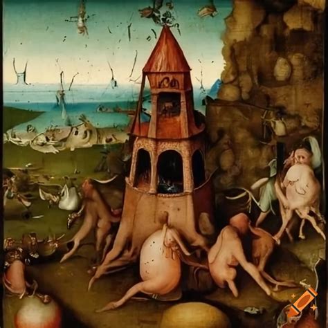 Strange Creature In A Hieronymus Bosch Painting On Craiyon