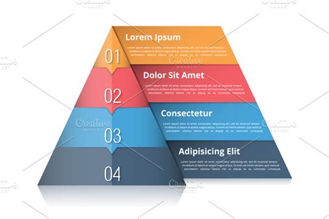 Pyramid Diagram ~ Graphics ~ Creative Market