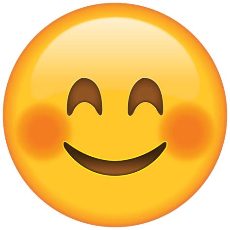 Download Smiling Face Emoji with Blushed Cheeks | Emoji Island