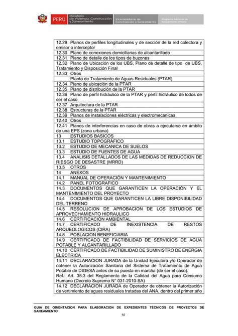 GuÍa De OrientaciÓn Para ElaboraciÓn De Expedientes TÉcnicos De