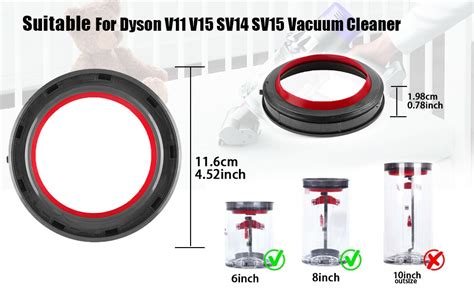 Kiimsin Bague D Tanch It Fixe Pour Dyson V V Sv Sv Sv