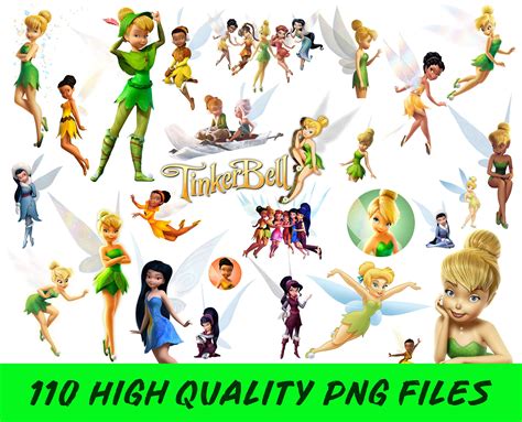 Tinkerbell Clipart Tinkerbell Png Fairy Png Fairy Clipart Etsy M Xico