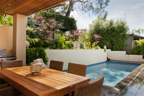 Small Backyard Plunge Pools In Melbourne Exotic Pools