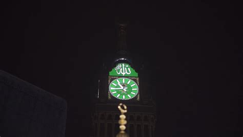 The Clock Tower In Mecca From An Upper Angle In Saudi Arabia Pilgrims