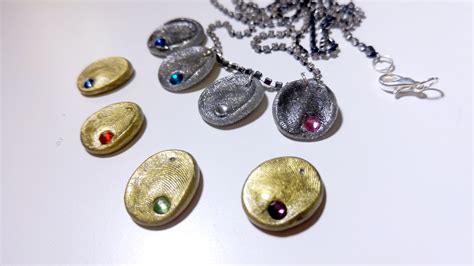 DIY Fingerprint Birthstone Necklace : 6 Steps (with Pictures ...