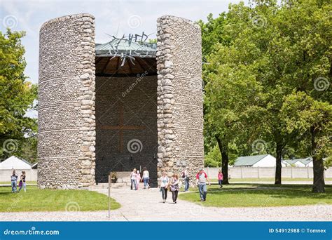 Memorial site Dachau editorial stock photo. Image of germany - 54912988