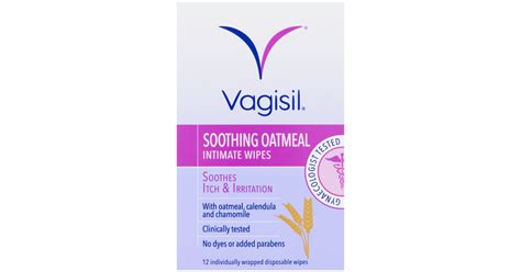 Vagisil Itch Relief Intimate Wipes Pack Of 12