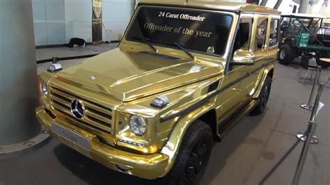 Mercedes Benz G Class G Wagon G350 Bluetec Gold 24 Carat Offroader Youtube