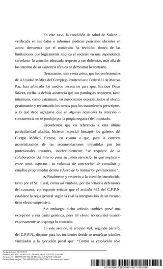 La Resoluci N Judicial Sobre Suarez Pdf