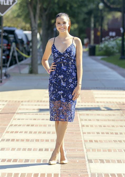 Bailee Madison In Blue Dress Los Angeles 09092017 • Celebmafia