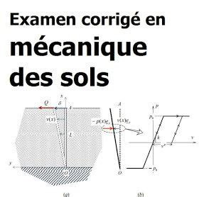 Examen Corrig En M Canique Et Structures Et Des Sols In Genies