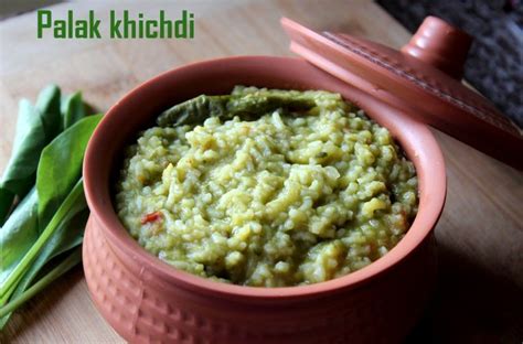 Palak Khichdi Recipe How To Make Spinach Or Palak Dal Khichdi Recipe