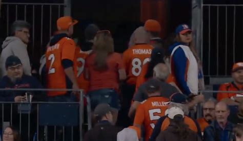 Cameras Caught Denver Broncos Fans Leaving Tnf Game Early