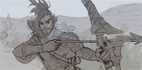 Sansho Artstation Hanzo Overwatch Animation Practices