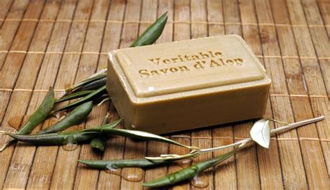 A Soap Bar Sitting On Top Of A Bamboo Mat