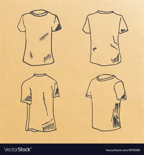 T Shirt Design Sketch Template