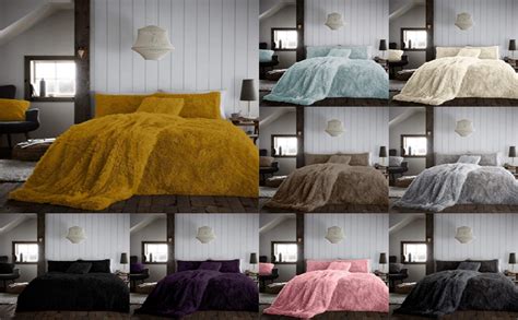 Style Spot Luxury Super Soft Warm Cosy Reversible Fluffy Fur Comforter