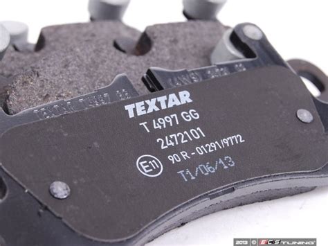 Textar 95835293900 Rear Brake Pad Set