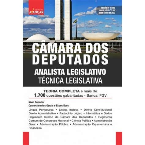 CÂMARA DOS DEPUTADOS ANALISTA LEGISLATIVO TÉCNICA LEGISLATIVA