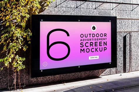 Outdoor Advertising Screen Mock Ups 4 By Graphic Shelter Thehungryjpeg