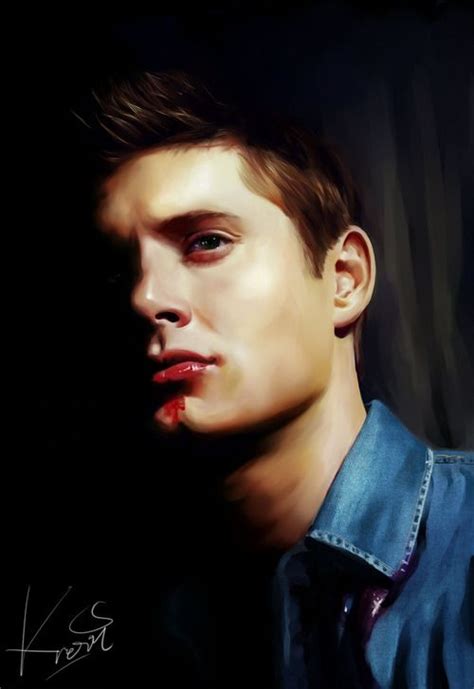 Dean Fan Art Supernatural Art Spn New Actors Monochrome Color Sam Dean Male Art Dean