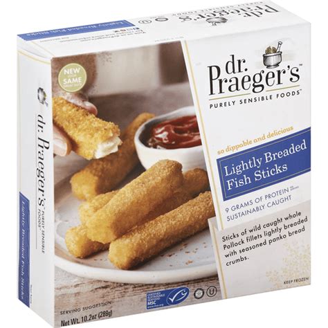 Dr Praegers Fish Sticks Lightly Breaded Seafood Ingles Markets