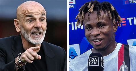 Mi Fido Di Pioli E Dei Suoi Piani Chukwueze Festeggia Il Gol Con