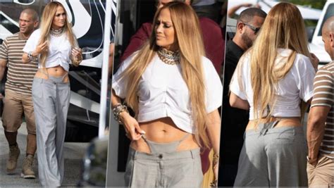 Woah Jennifer Lopez Shows How To Flaunt A Sexy Thong With Formal Low