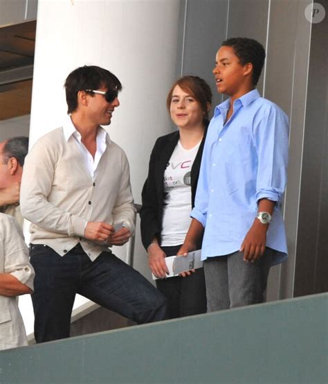 Photo Tom Cruise Avec Ses Enfants Connor Et Isabella Los Angeles