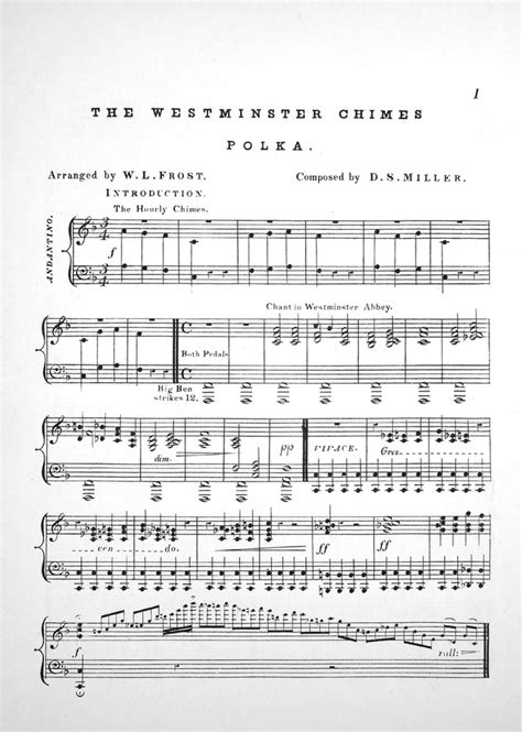 169090 The Westminster Chimes Levy Music Collection