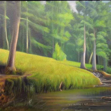 Beautiful Oil Painting Of Wiley Park Galva By Olaf Stable Diffusion