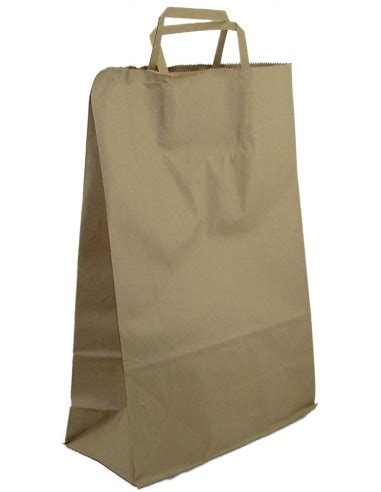 Bolsa De Papel Acuario Classic Madera Tierra 30x12x41