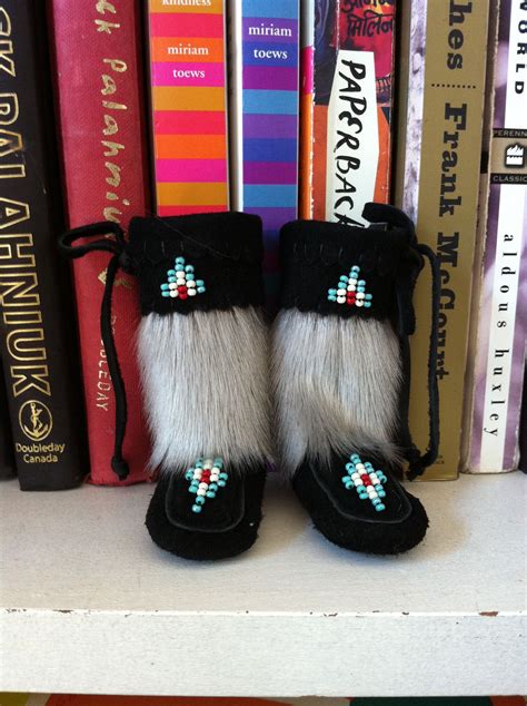 Miniature Mukluks Mini Muks Seal Fur And Deerhide 3 X 15 Mukluk