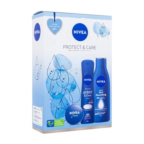 Nivea Protect Care Geschenkset Körpermilch Body Milk Rich Nourishing