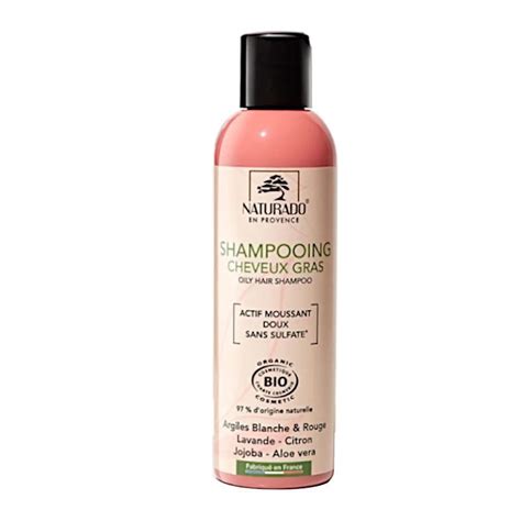 Shampoing Argile Blanche Cheveux Gras Bio Naturado