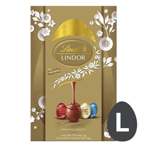 Lindt Lindor Milk Chocolate Egg With Assorted Filled Eggs Ocado