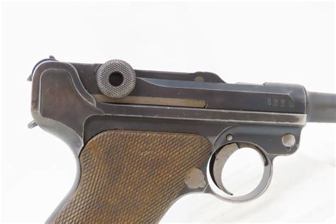 Wwi German Dwm Model Military Luger Semi Automatic Pistol With