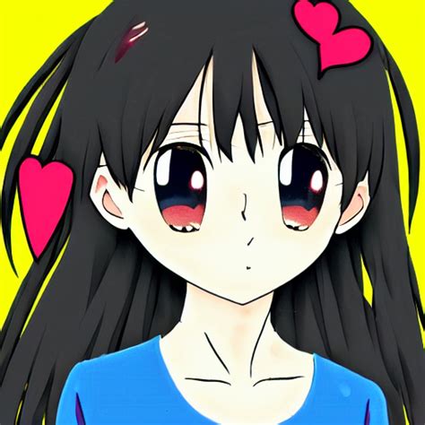 KREA A Discord Pfp Of A A Cute Anime Manga Girl 1 9 9 0 Art Ms Paint