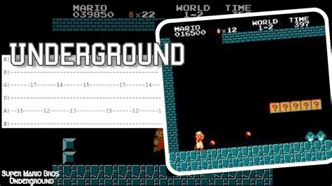 Underground Super Mario Bros GUITAR TABS YouTube