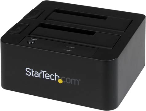 Amazon.com: StarTech.com Dual-Bay USB 3.0 / eSATA to SATA Hard Drive ...