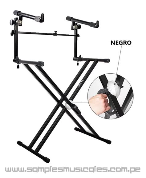 Pedestal Doble Atril Stand Soporte Para Teclado