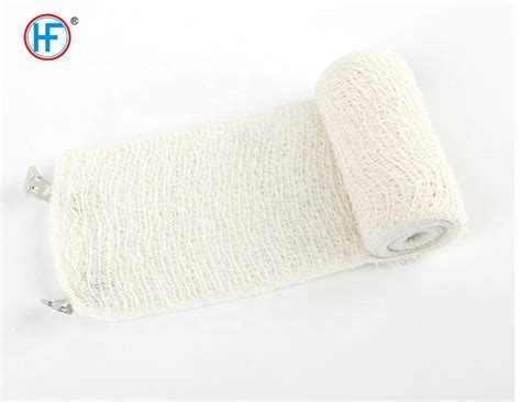 Mdr Ce Approved Disposable Elastic Crepe Bandage Made Of Cotton And