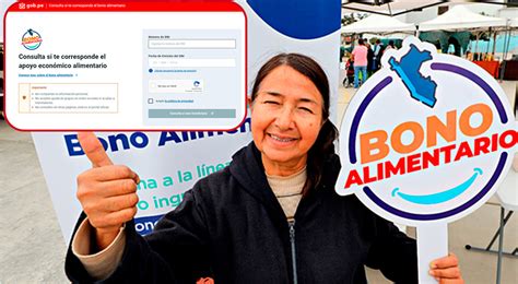 Bono Alimentario Abril Consulta Link Con Dni C Mo Ver Aqu Si