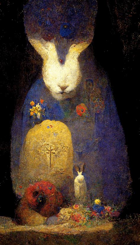 Evocation By Odilon Redon Graphic Creative Fabrica