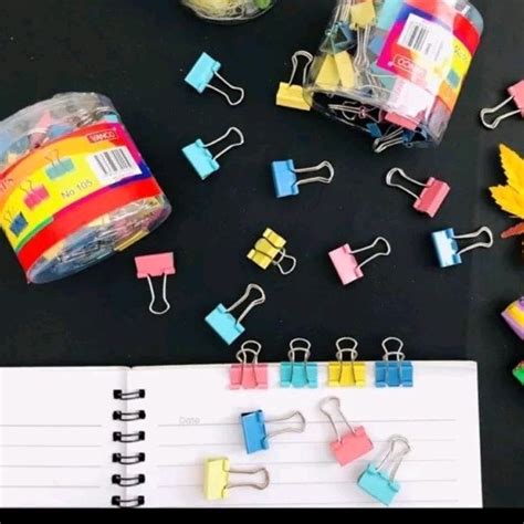 Jual Binder Clips Paper Clip Clip Kertas Penjepit Kertas No 105