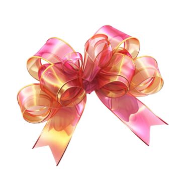 Beautiful Big Bow Generative Ai Bow Ribbon Decoration Png