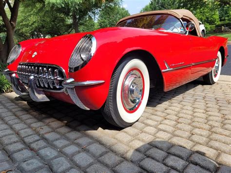 1954 Chevrolet Corvette 235CI Blue Flame I6 - Muscle Vintage Cars